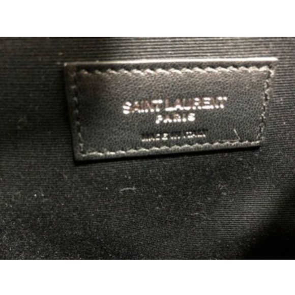 Yves Saint Laurent YSL Hand Bag Tote Purse Black - Picture 5 of 12